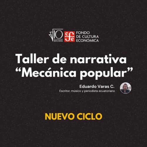 TALLER DE NARRATIVA CON EDUARDO VARAS 01006856