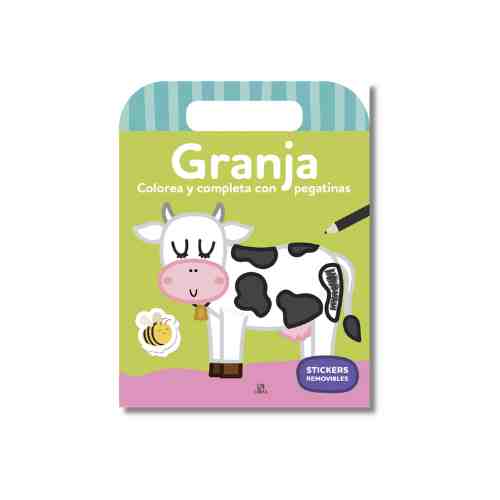 GRANJA COLOREA Y COMPLETA CON PEGATINAS 9788466243971