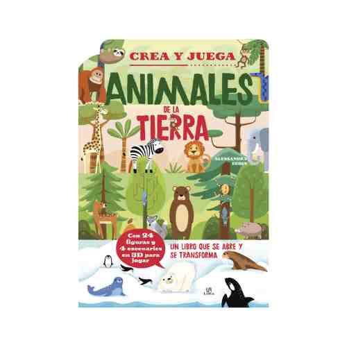 ANIMALES DE LA TIERRA - CREA Y JUEGA 9788466244657
